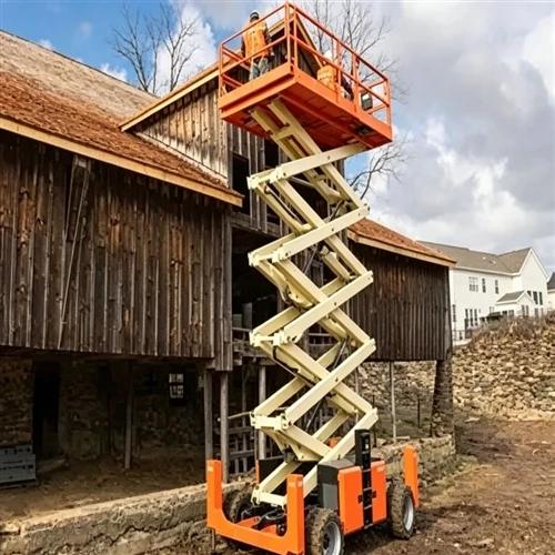 Giới thiệu về Off{0}}Bàn nâng làm việc trên không bằng xe nâng cắt kéo