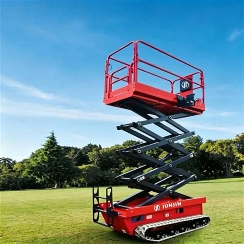 Giới thiệu về Nền tảng làm việc trên không của xe nâng cắt kéo có bánh xích t...